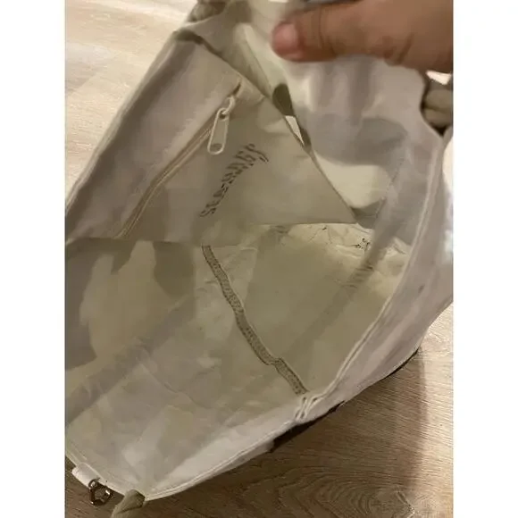 SEA BAGS of MAINE Number BUCKET HAND BAG = ROPE HANDLE =MADE OF OLD SAILS H91 - Picture 4 of 7